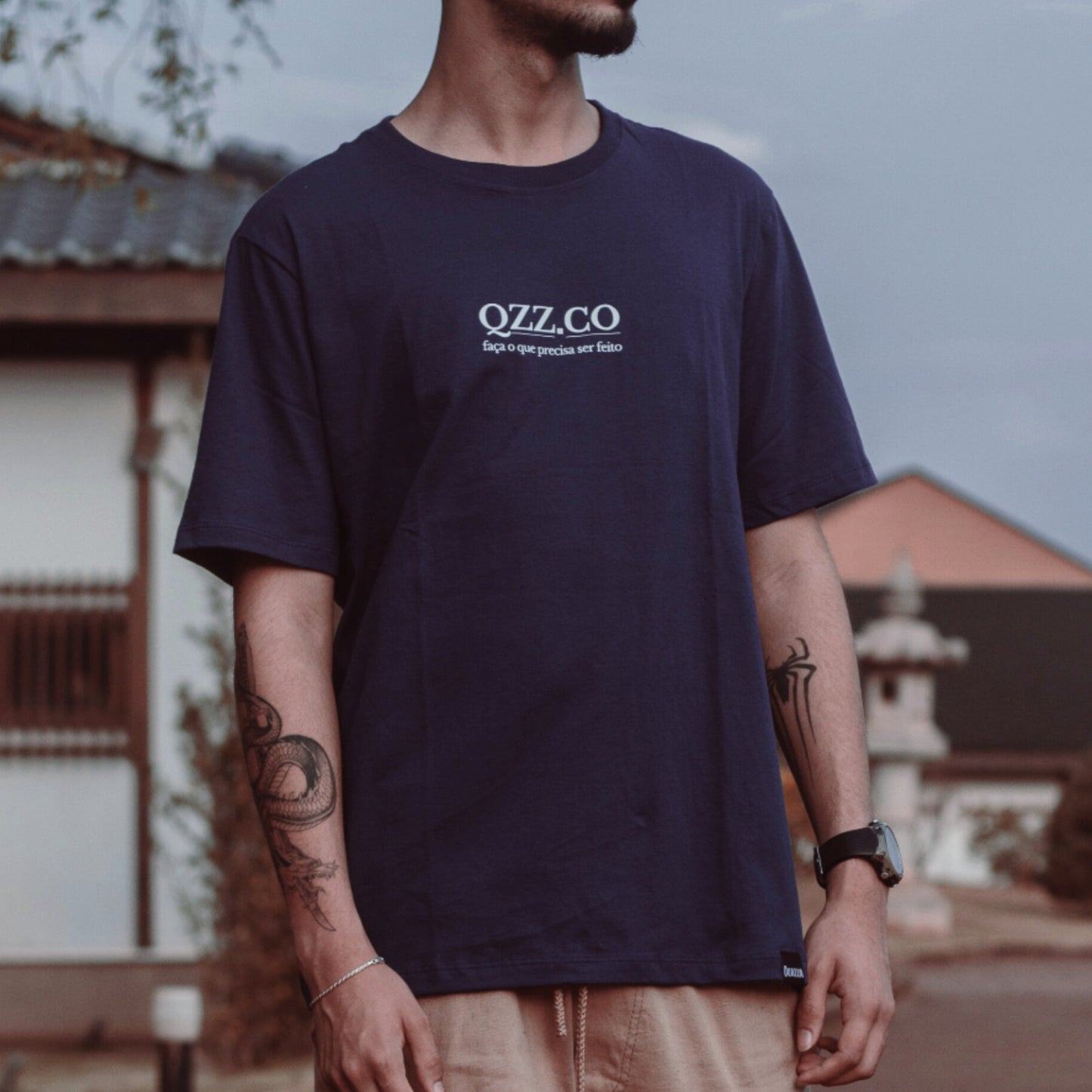 Camiseta Azul Marinho Basicly