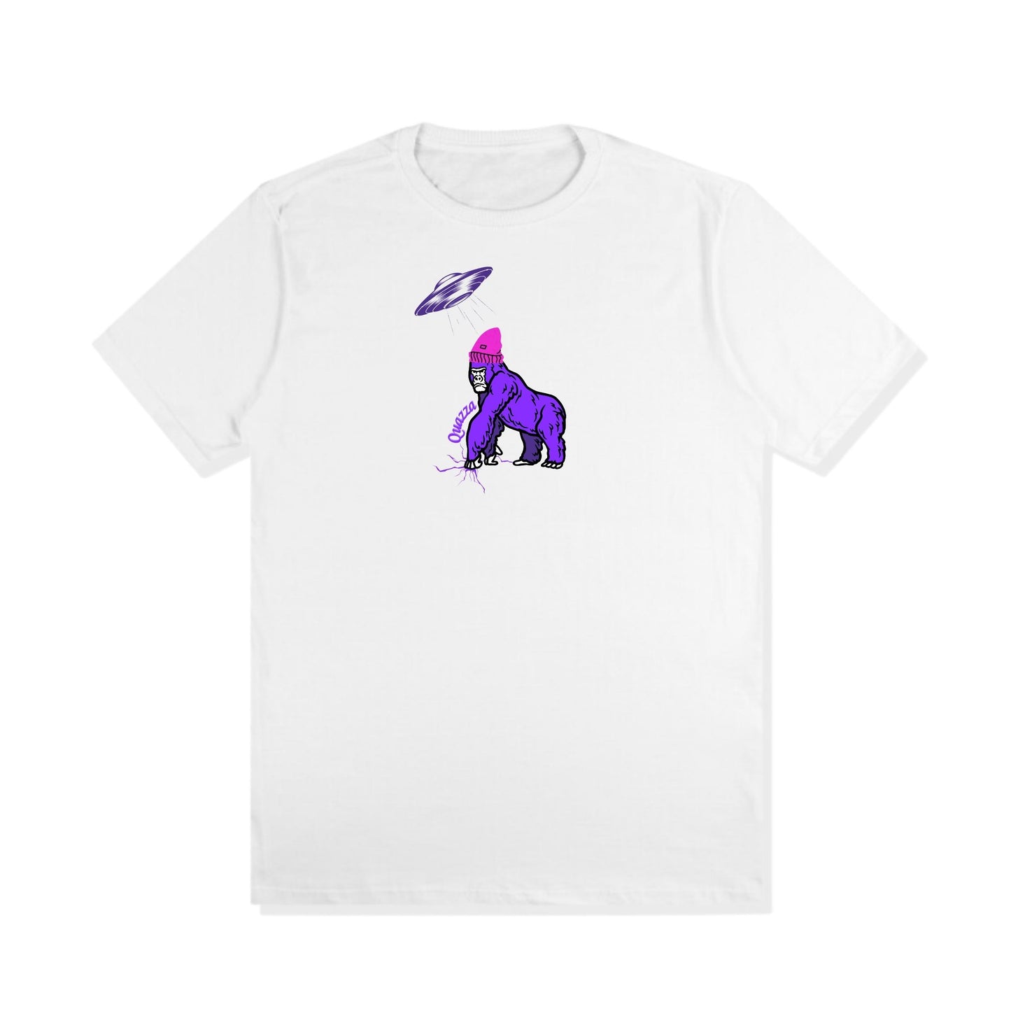 Camiseta Branca Gorilla Savage Grape Half